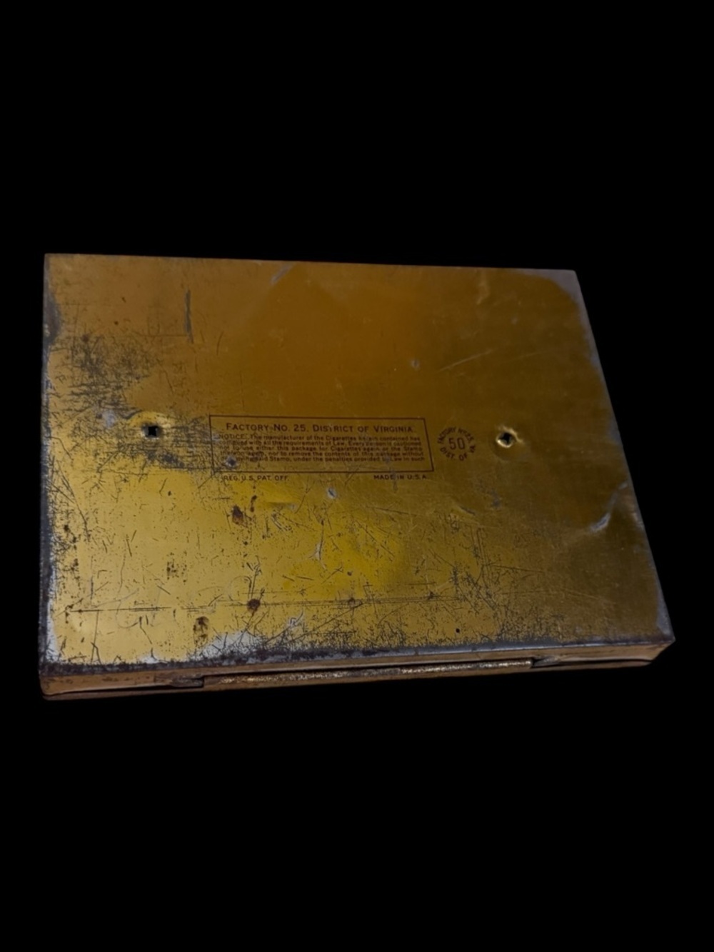 Vintage Chesterfield Empty Cigarette Tin - Picture 2 of 4